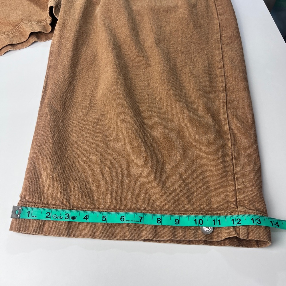 Free People Cool Harbor Wide-Leg Pants Womens XL Camel Brown High Rise - Picture 11 of 14